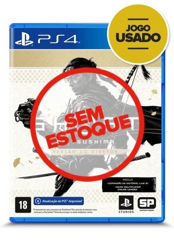 Ghost Of Tsushima: Versão do diretor - PS4 (Usado)